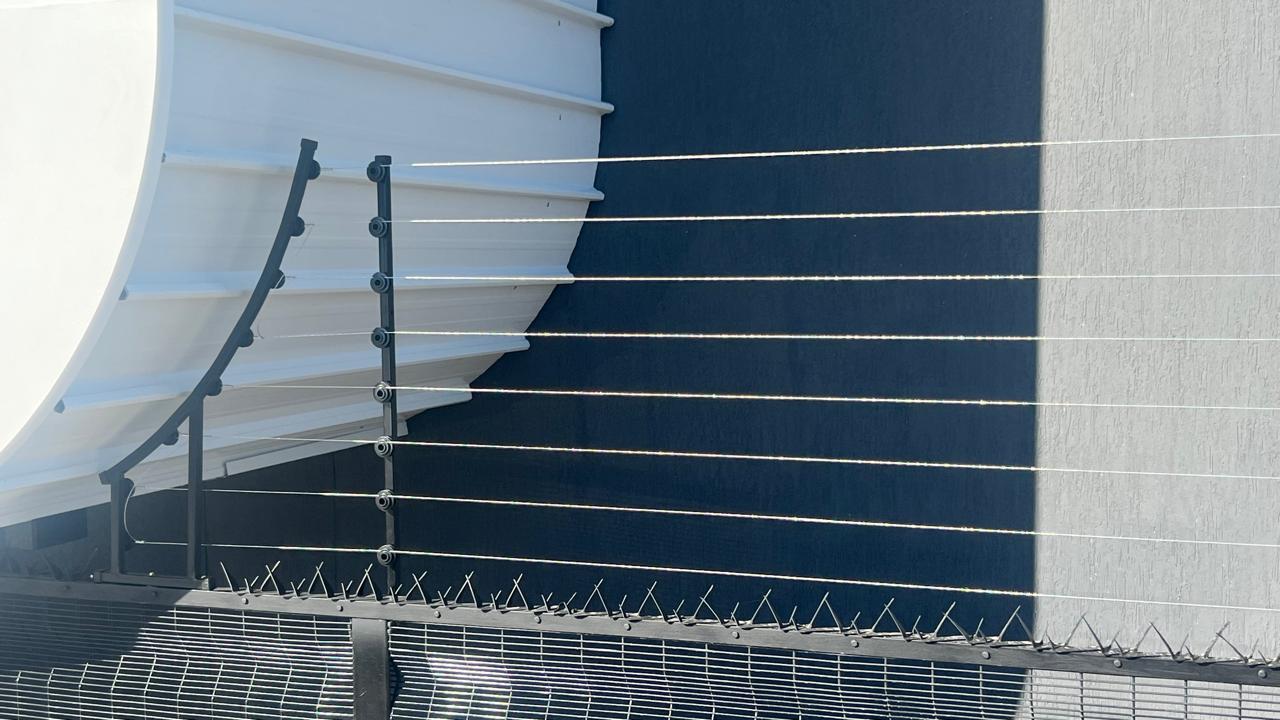 Electric Fence Closeup