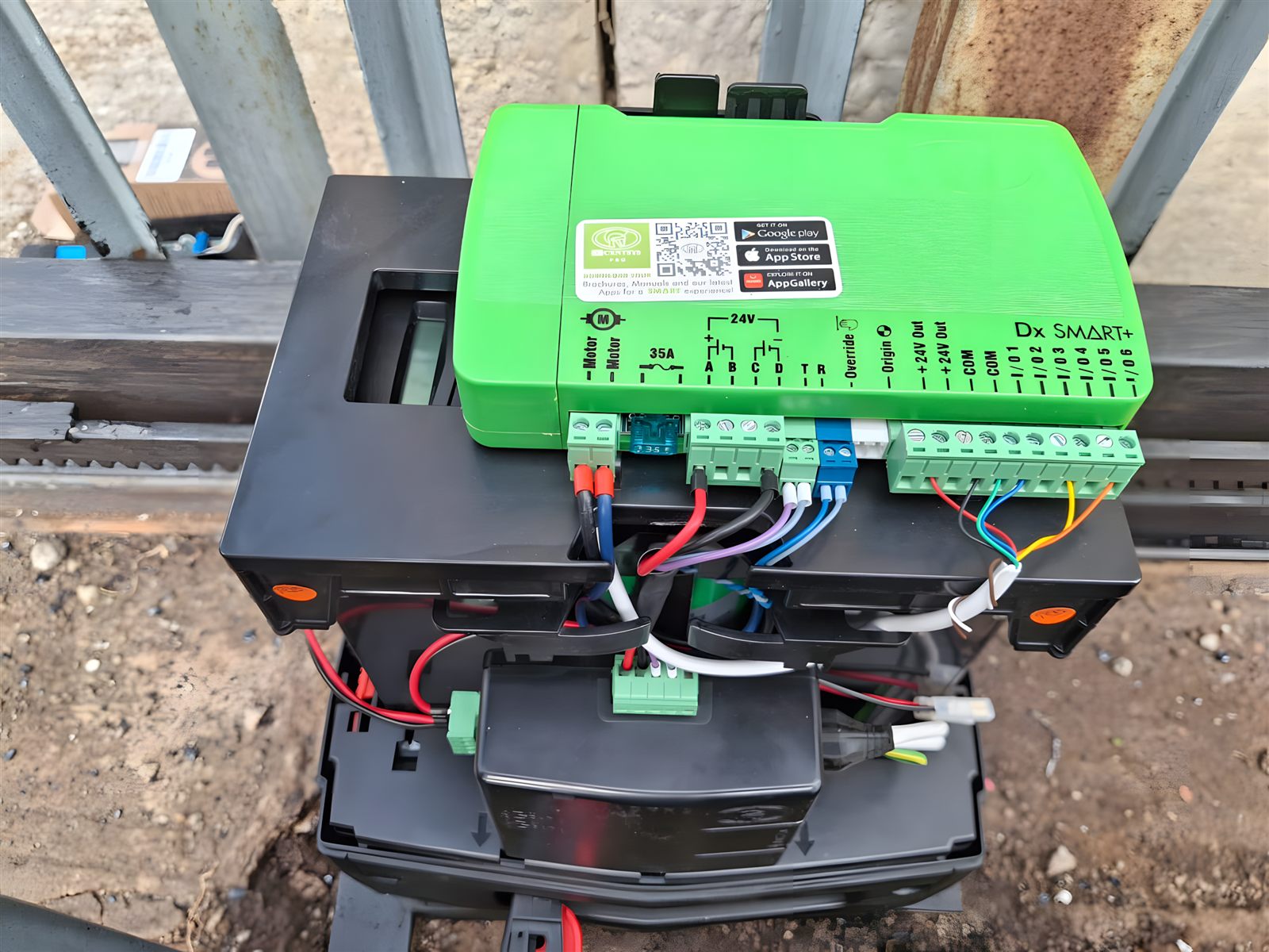 Automated gate motor